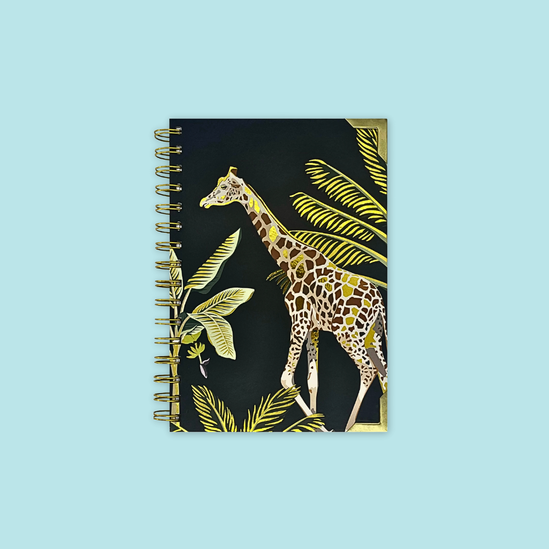 Animal Gold Foil Effect Notebook Paper Accessories Stationery FSC Paper MANDAI WILDLIFE RESERVE