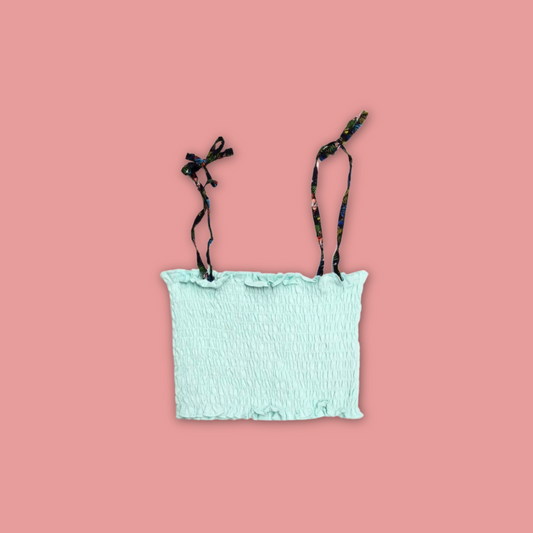 Fying With Colour Smocked Girls Tank Top