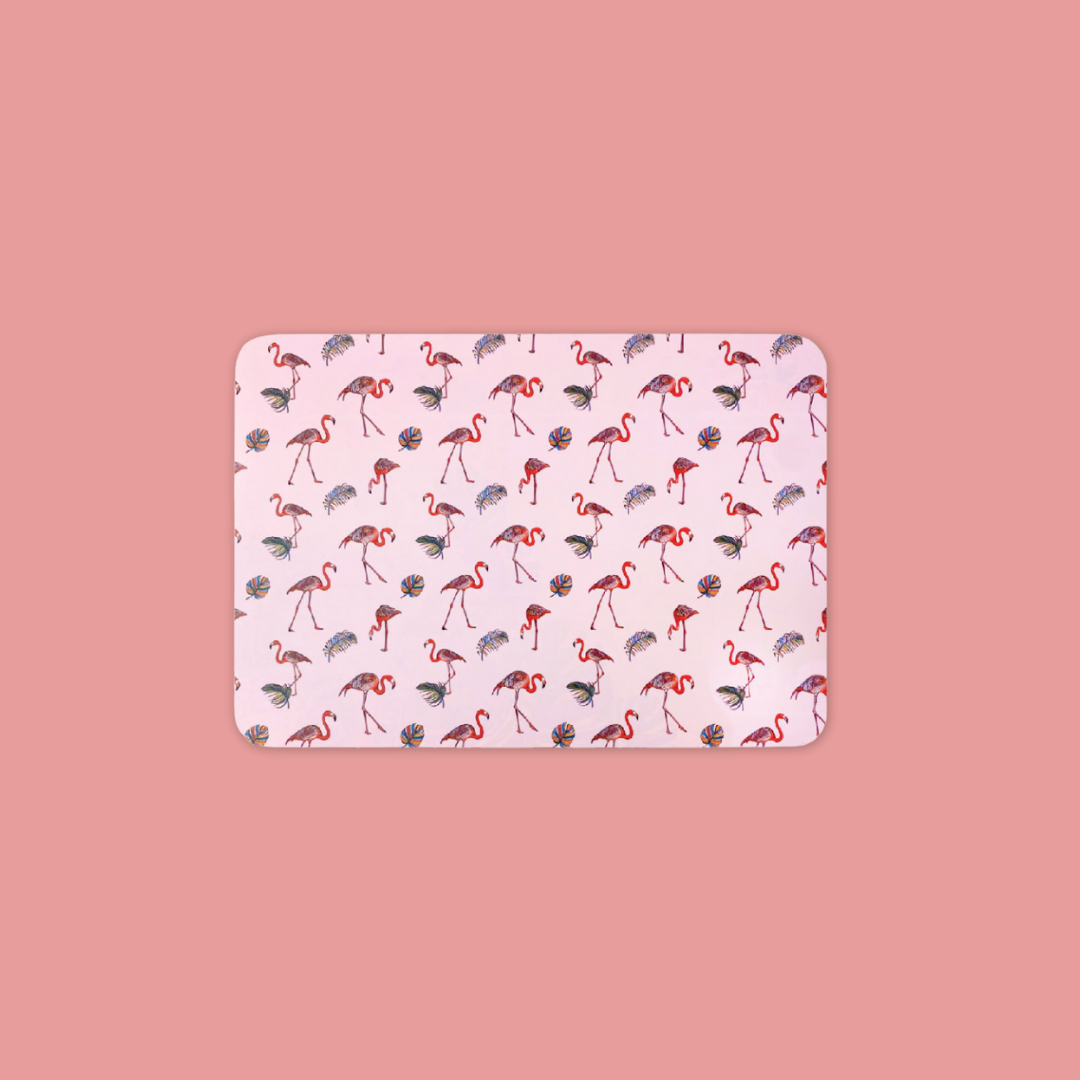 Colorful Reversible Placemat Flying with Colors Bird Paradise MANDAI WILDLIFE RESERVE