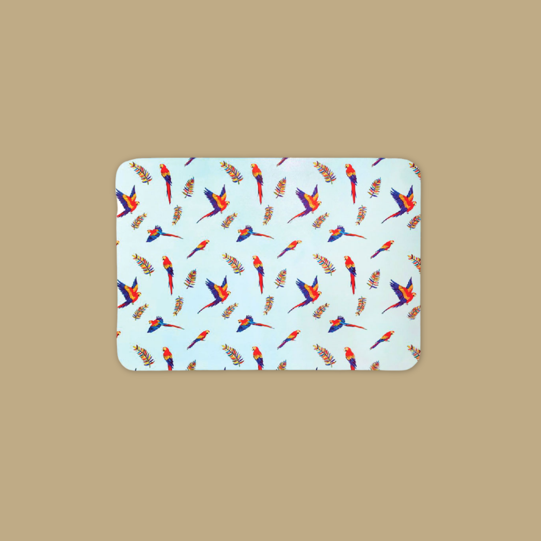 Colorful Reversible Placemat Flying with Colors Bird Paradise MANDAI WILDLIFE RESERVE