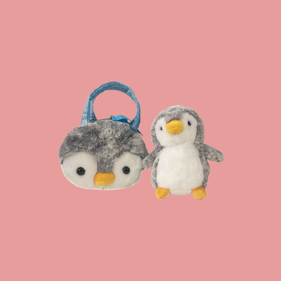 2-Piece Peacock Flamingo Parrot Toucan Penguin Fancy Pouch - MANDAI WILDLIFE RESERVE