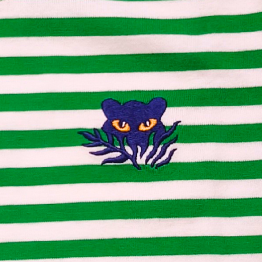 Night Safari Kids’ Unisex Cotton Stripe Tee – MANDAI WILDLIFE RESERVE