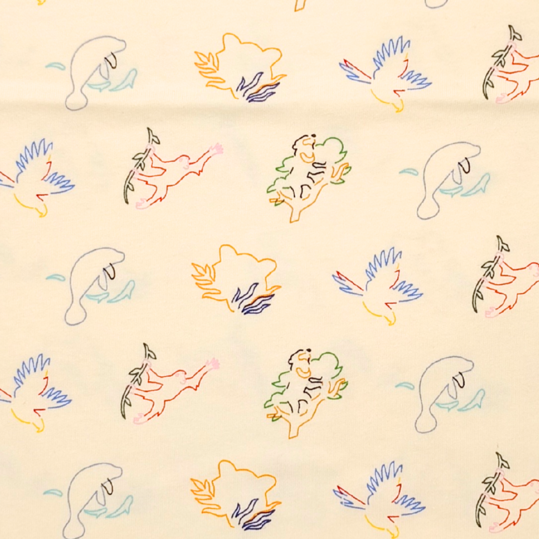 Outline All-Over Print Kids Sleeveless Tank Top