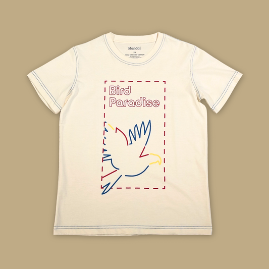 Bird Paradise Outline Adult T-Shirt
