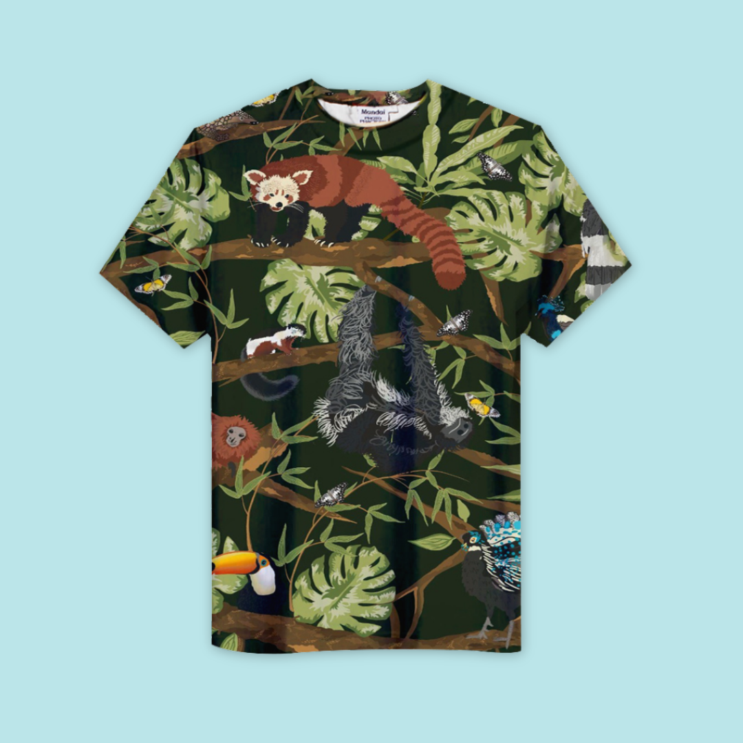 Exclusive Exotic Edit Meaningful Fashion Organic Cotton Unisex Shirt Tshirt WILDLIFE SANCTUARY Photo Phactory Singapore Fashion Council