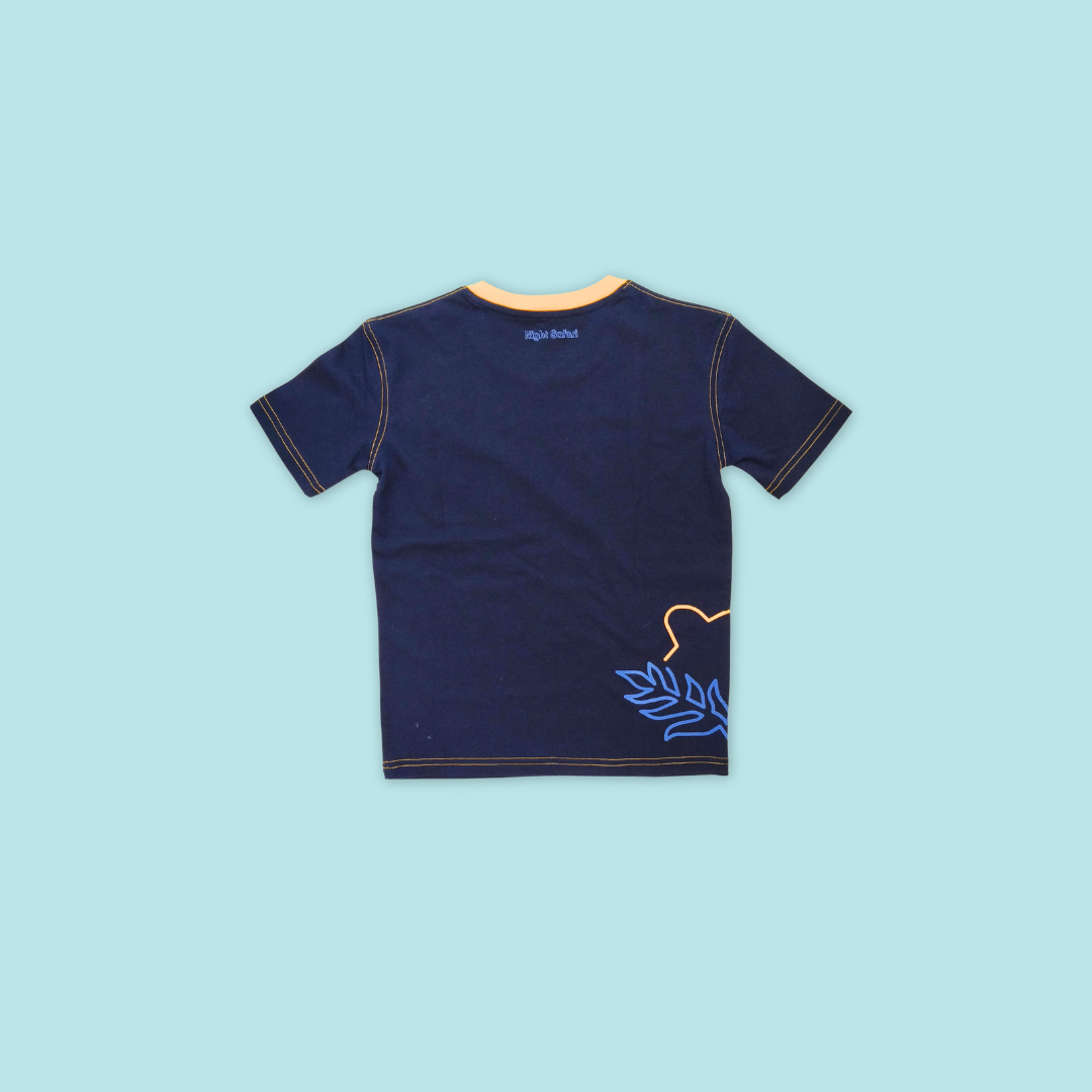 Night Safari Outline Kids T-Shirt