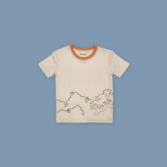 Rainforest Wild Outline Kids T-Shirt