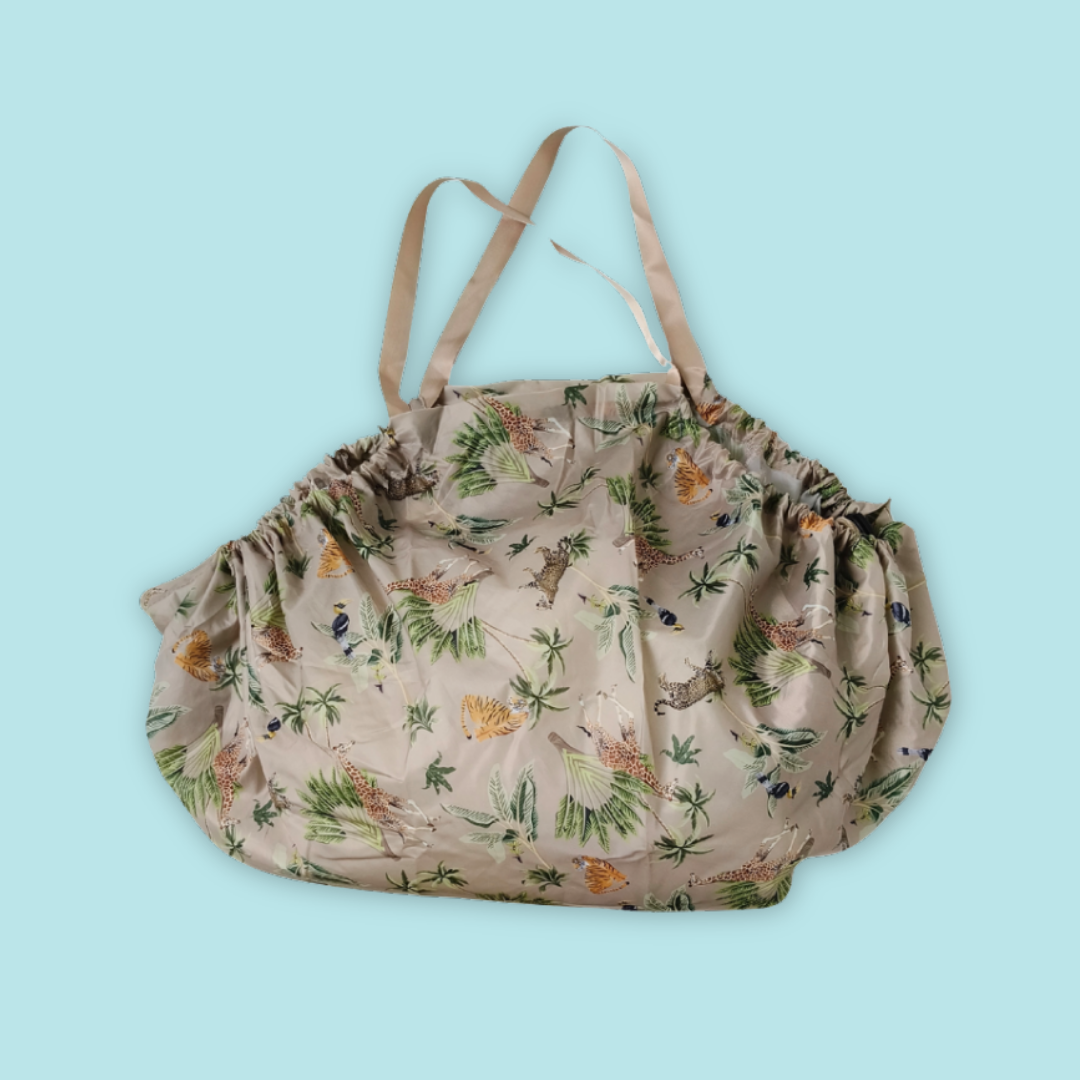Wildlife Sanctuary II Collection Straw Hat Wrap Bag MANDAI WILDLIFE RESERVE