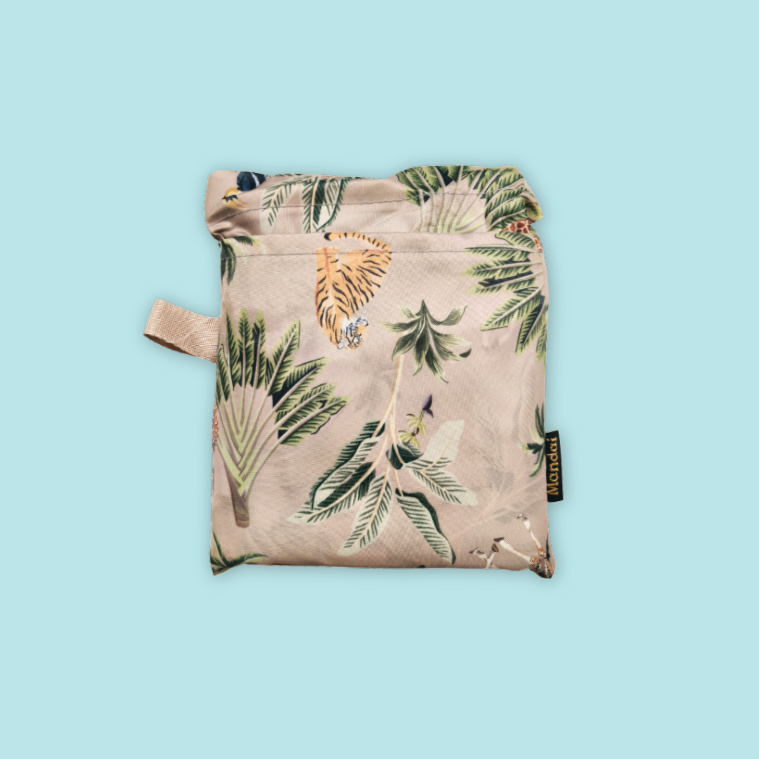 Wildlife Sanctuary II Collection Straw Hat Wrap Bag MANDAI WILDLIFE RESERVE