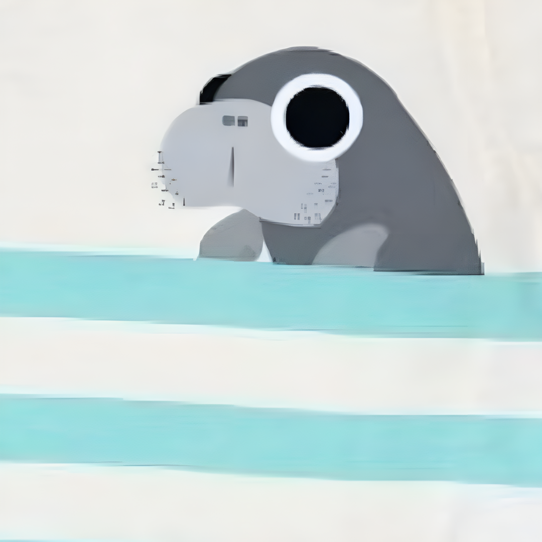 Panda and Friends Adults River Friends Stripe Tshirt - MANDAI WILDIFE RESERVE