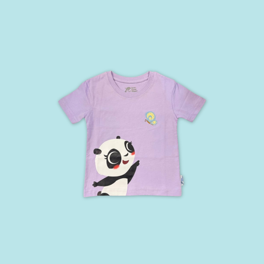 Panda And Friends Butterfly Kids T-Shirt