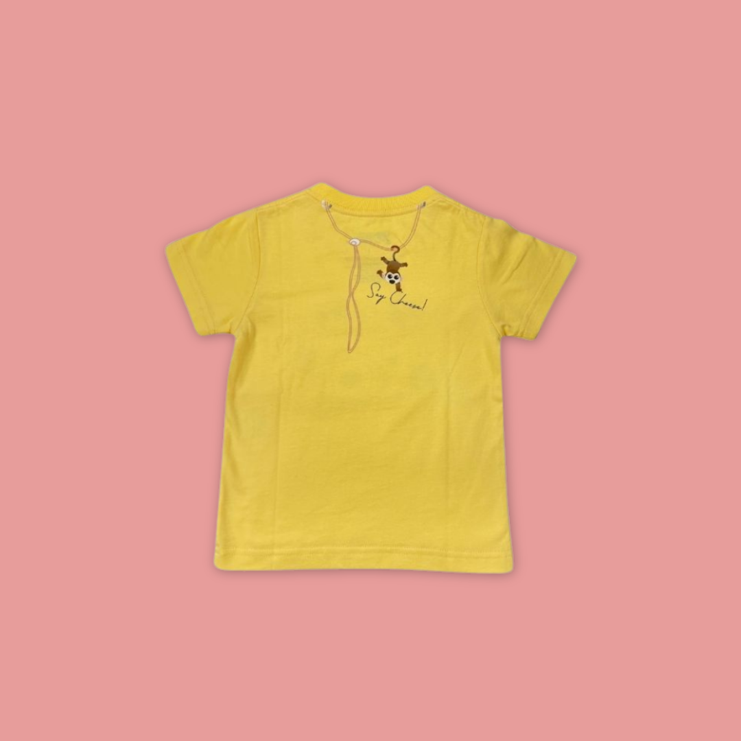 Panda and Friends Kids Camera Say Cheese Tshirt - MANDAI WILDLIFE RESERVE