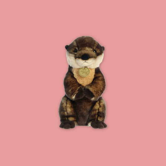 Sitting Otter Plush 9.5 "