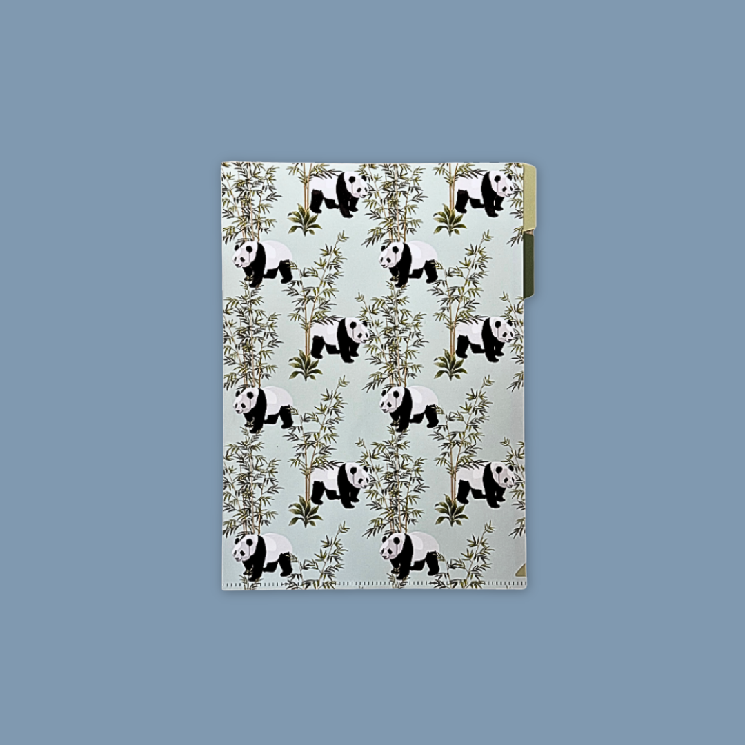 Animals Folder Graphic Printed with Document Dividing Tabs MANDAI WILDLIFE RESERVE