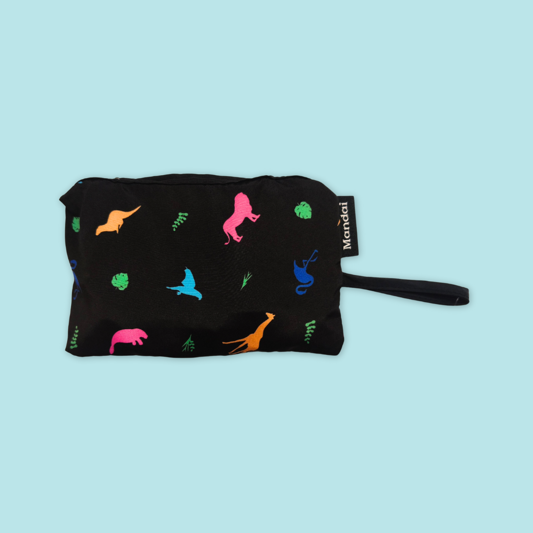 Animal Icon All Over Print Foldable Hat MANDAI WILDLIFE RESERVE