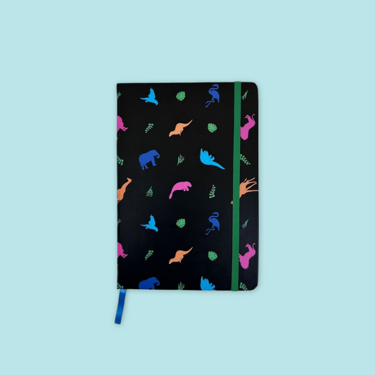 Animal Icon All-Over Print Notebook