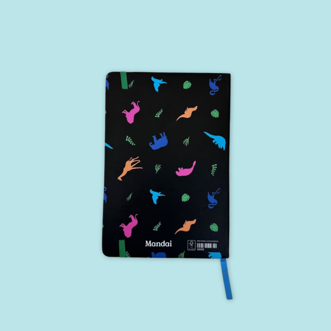 Animal Icon All Over Print NoteBook MANDAI WILDLIFE RESERVE