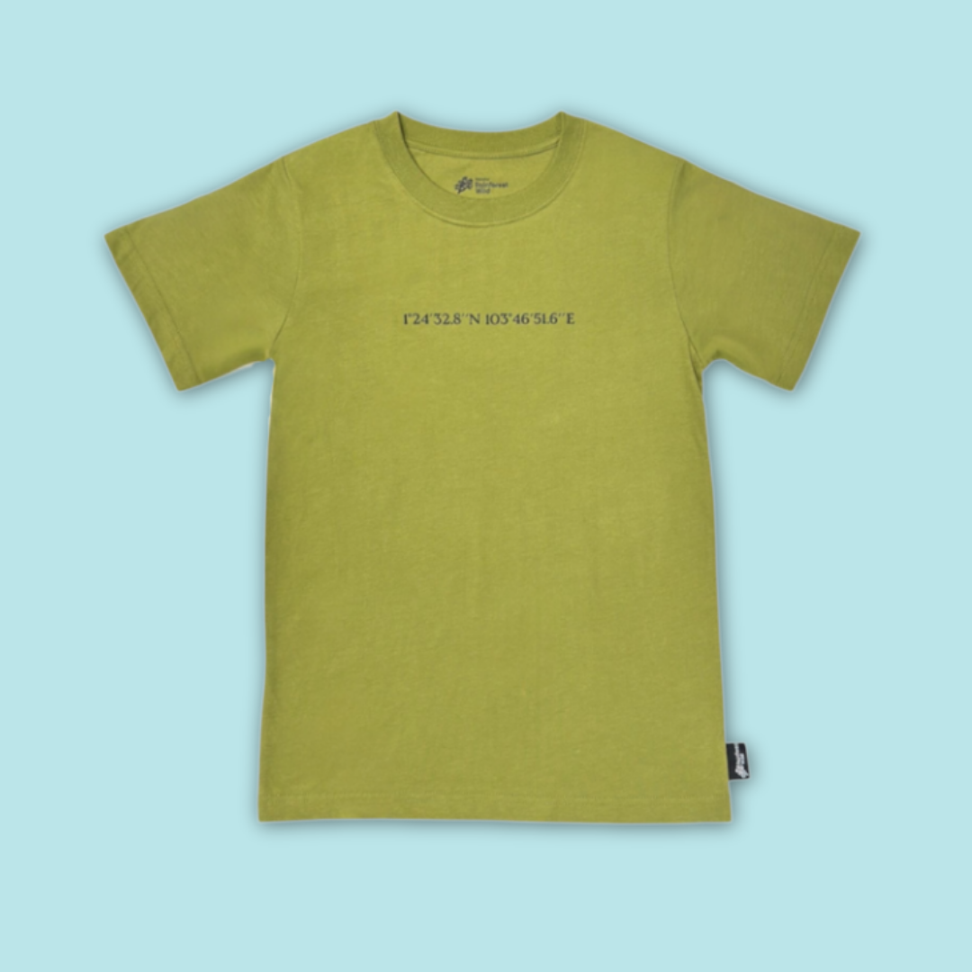 Exclusive Rainforest Wild Asia Infographic Map Adult Tee Collection MANDAI WILDLIFE RESERVE