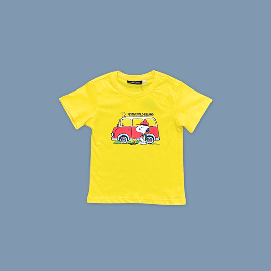 Snoopy Campvan Kids T-Shirt