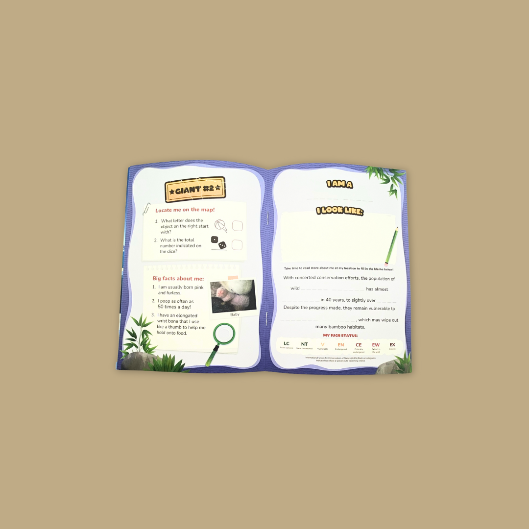 Adventure awaits! Ranger Buddy Mission Booklets with pen & rewards at MANDAI WILDLIFE RESERVE