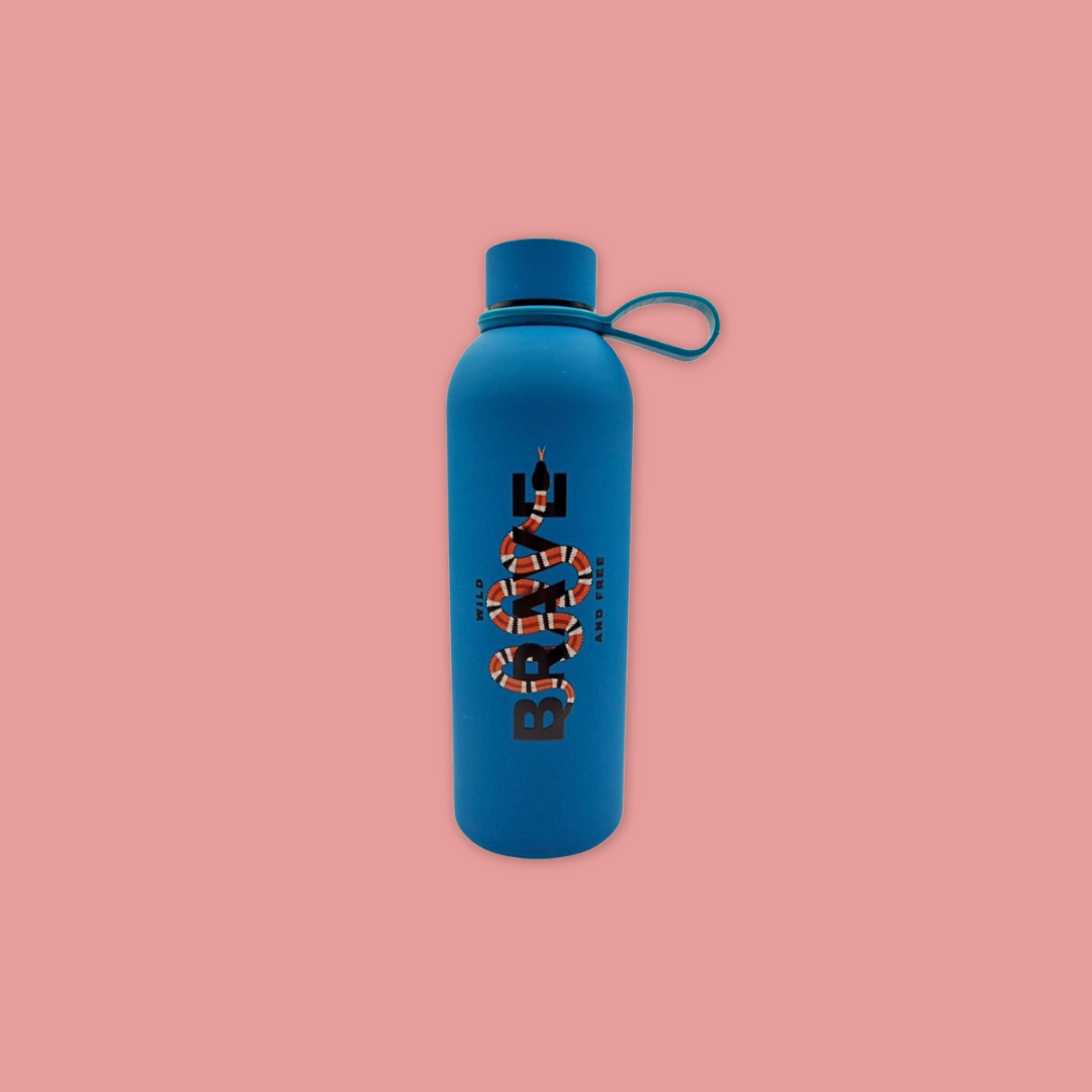 Tribal All-Over Print Bottle & Brave Snake Thermos MANDAI WILDLIFE RESERVE