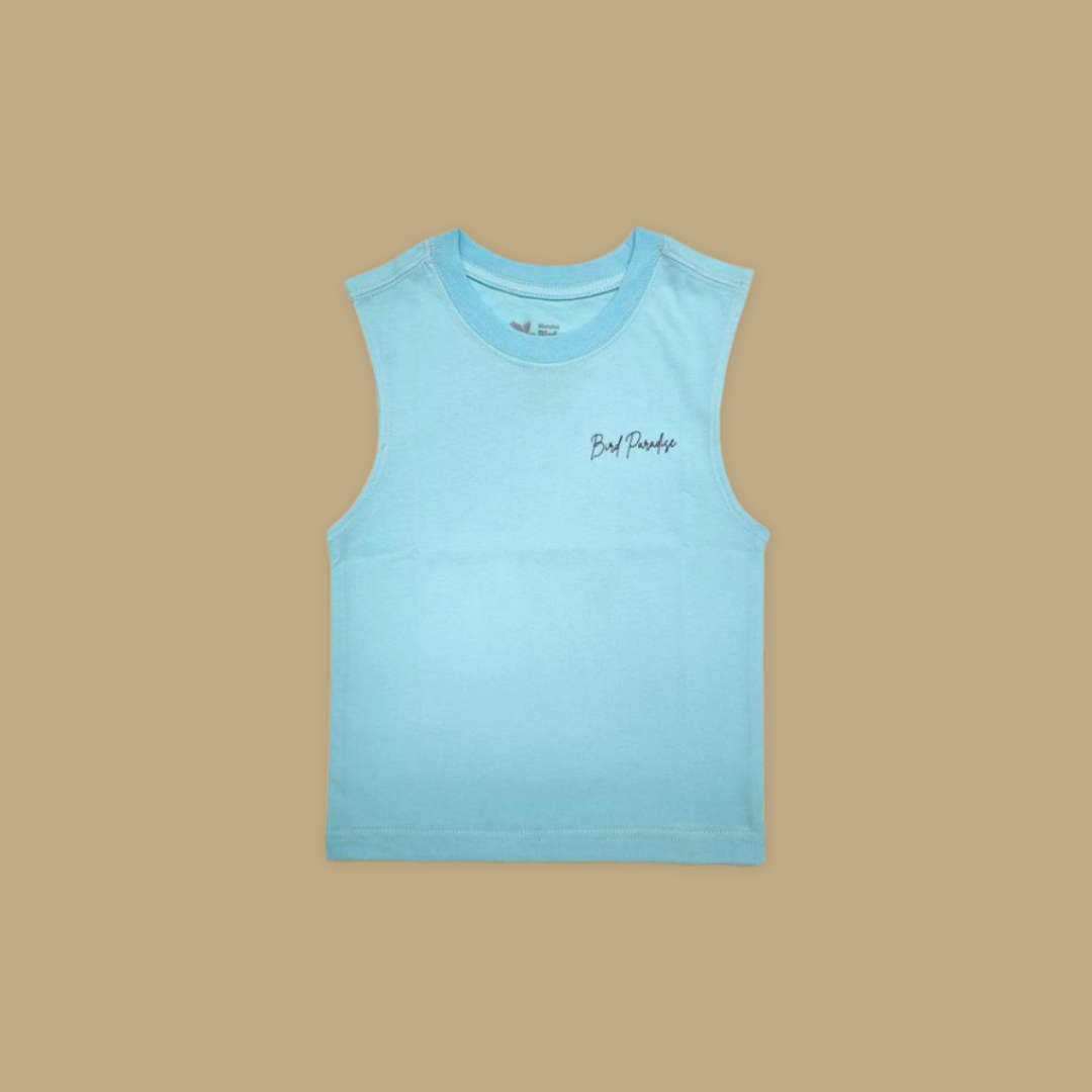 3 Birds Wreath Slouch Kids Sleeveless Tank Top