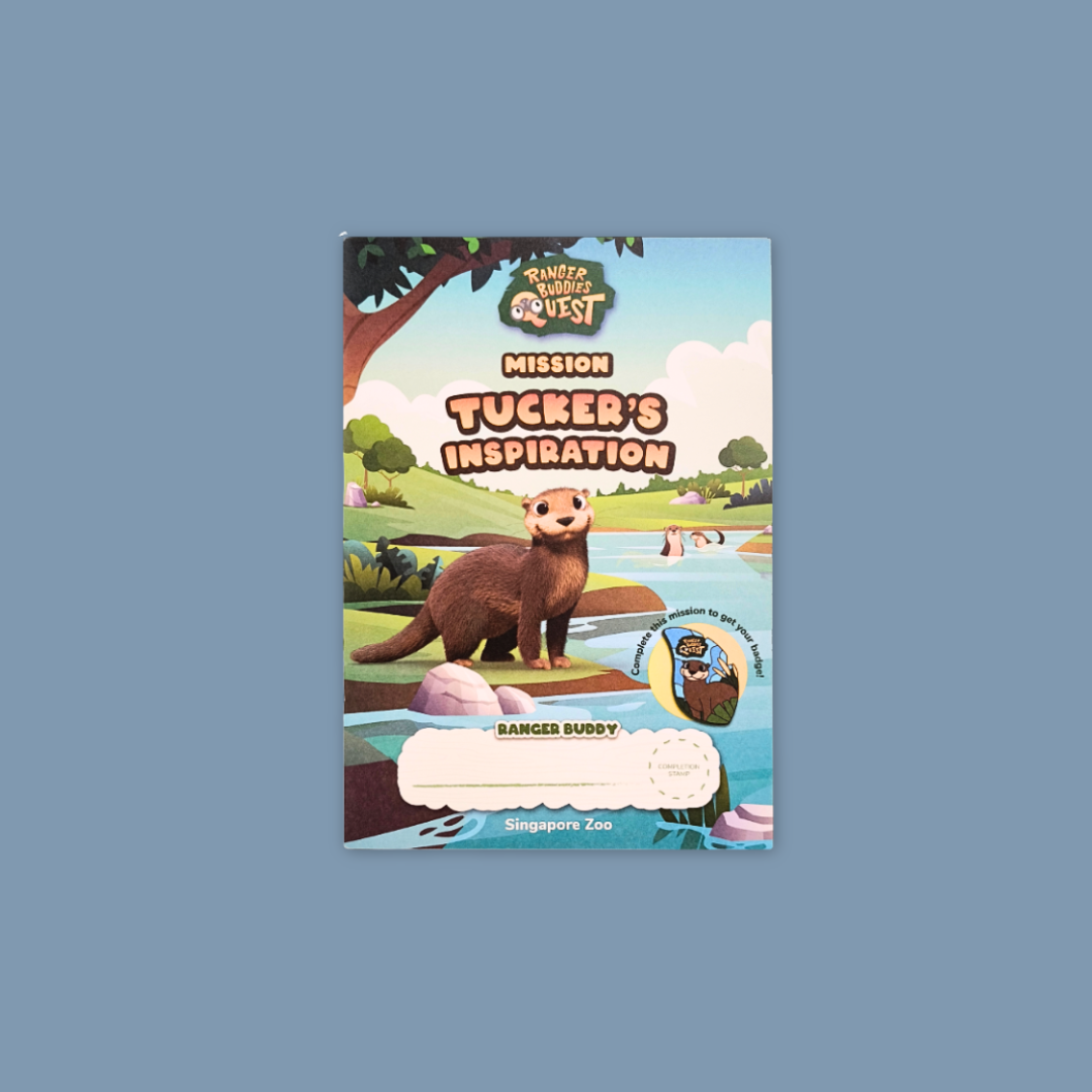 Adventure awaits! Ranger Buddy Mission Booklets with pen & rewards at MANDAI WILDLIFE RESERVE