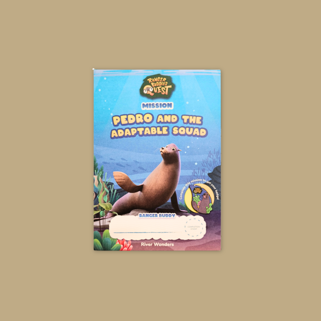 Adventure awaits! Ranger Buddy Mission Booklets with pen & rewards at MANDAI WILDLIFE RESERVE