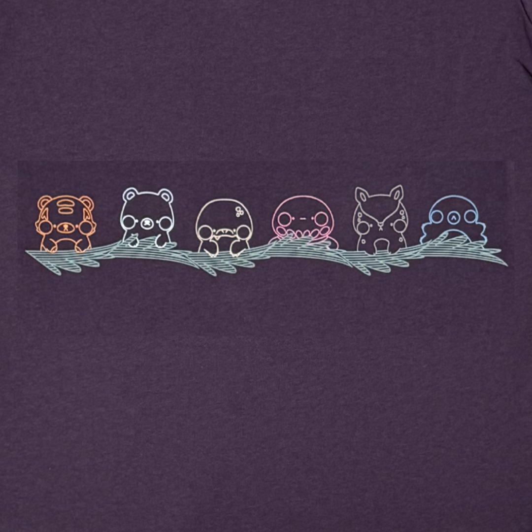 Exploria Mighty Jaxx Silhouette Row Adult T-Shirt