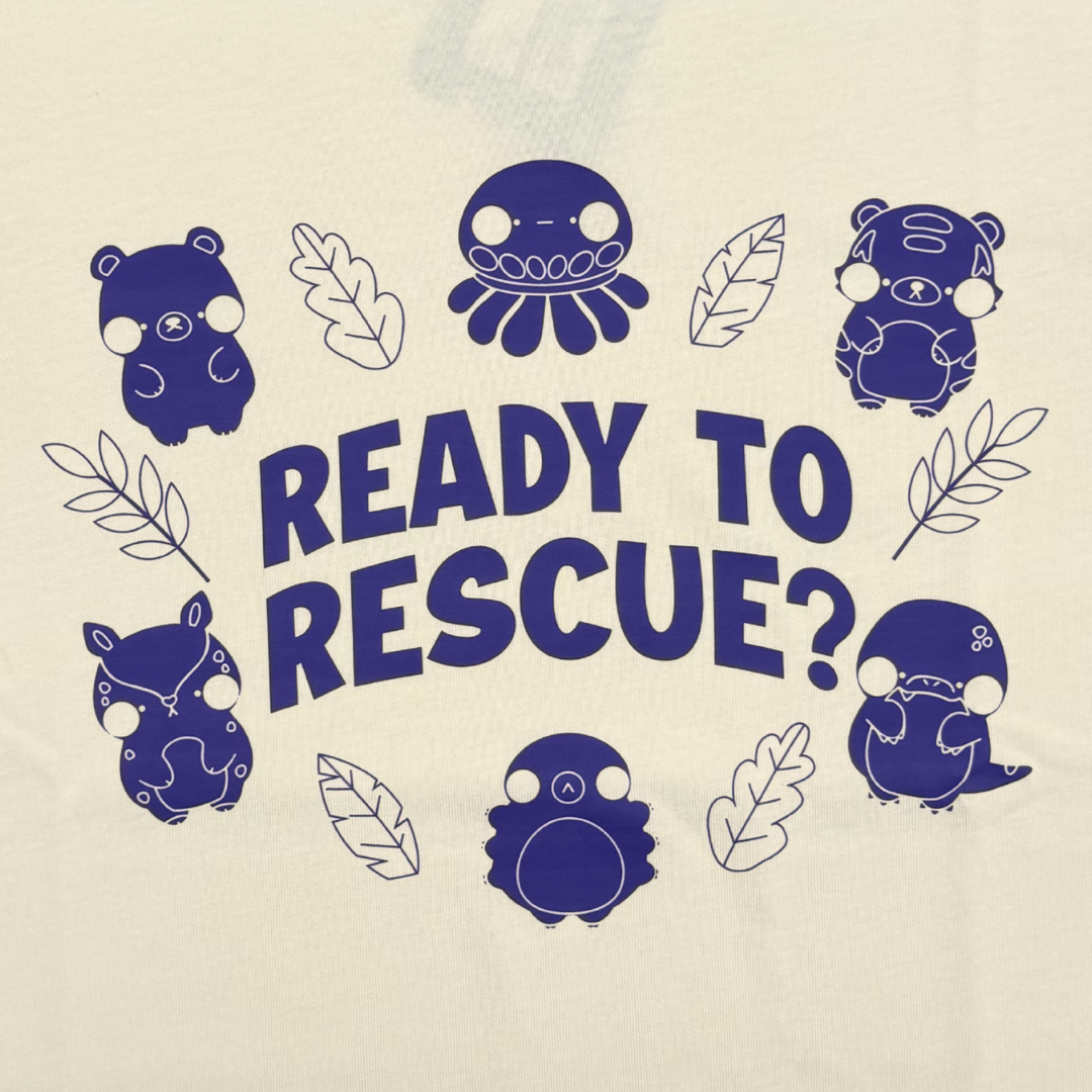 Exploria Mighty Jaxx Rescue Adult T-Shirt Cream