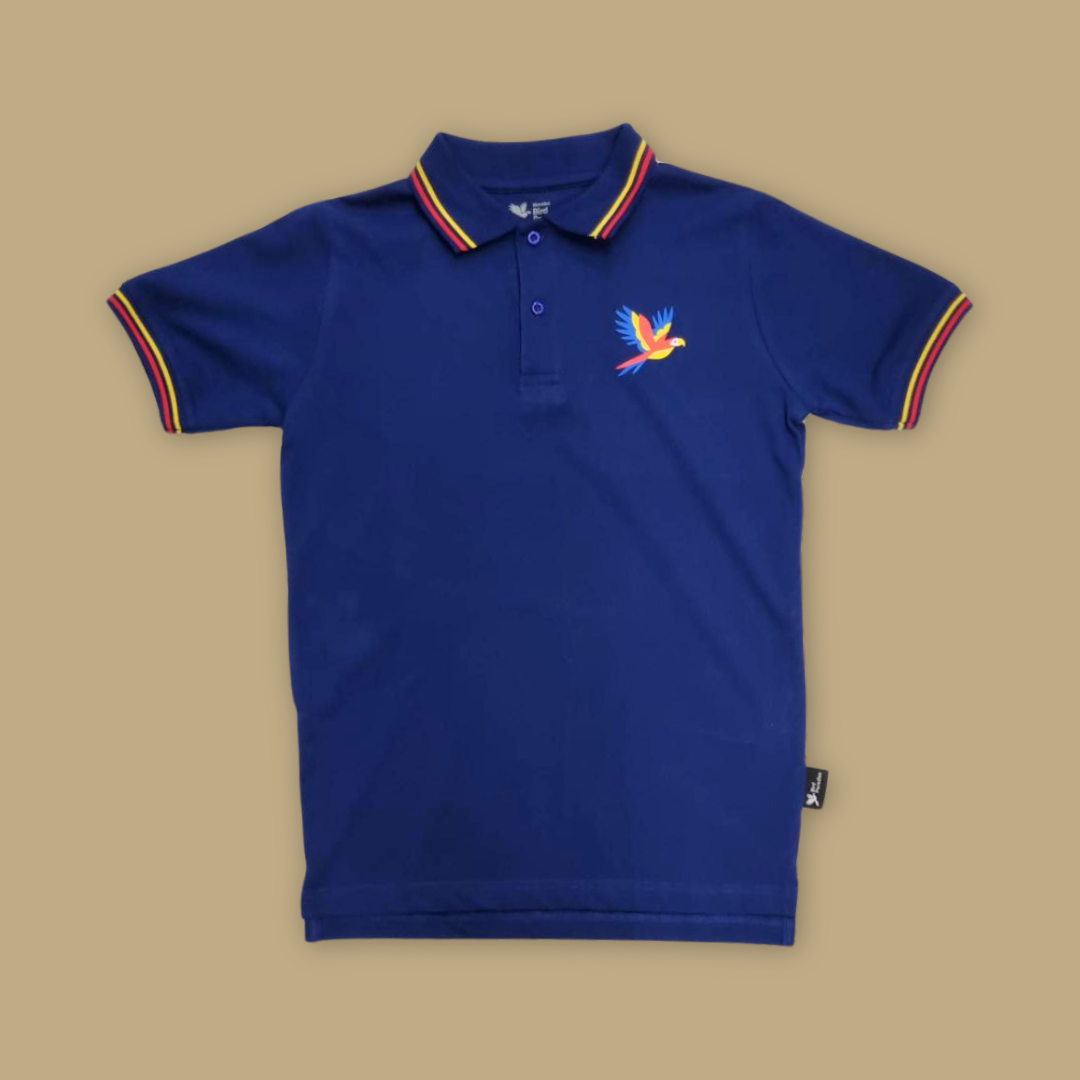 Bird Paradise Map Polo Shirt - MANDAI WILDLIFE RESERVE