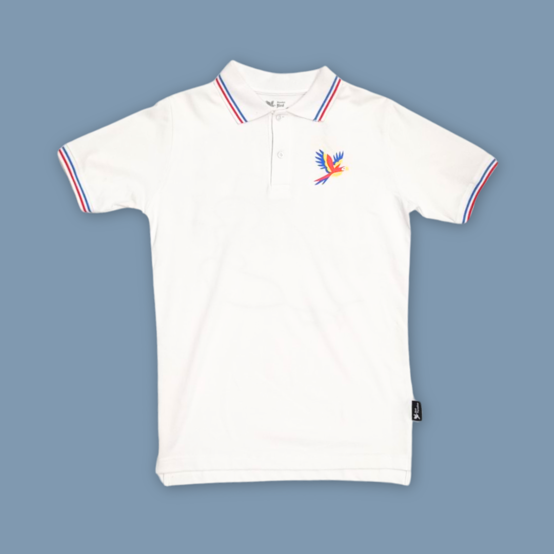 Bird Paradise Map Polo Shirt - MANDAI WILDLIFE RESERVE