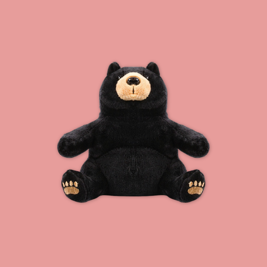 Black Bear Beanie Plush