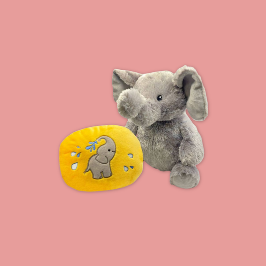 Elephant Reversible Plush Pillow