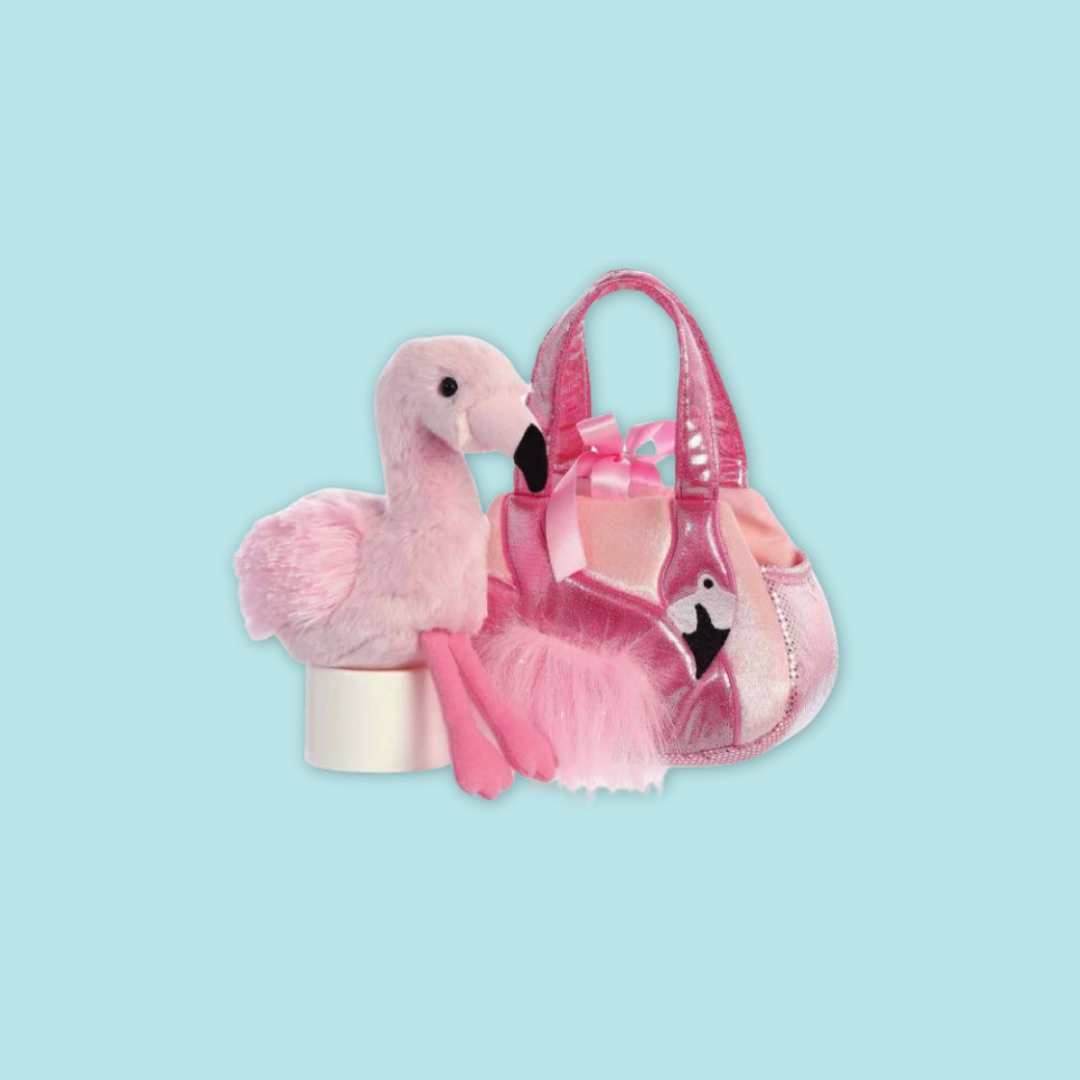 2-Piece Peacock Flamingo Parrot Toucan Penguin Fancy Pouch - MANDAI WILDLIFE RESERVE