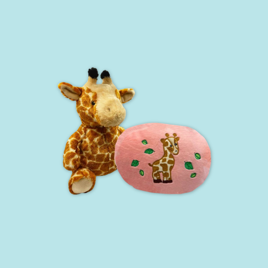 Giraffe Reversibleplush Pillow