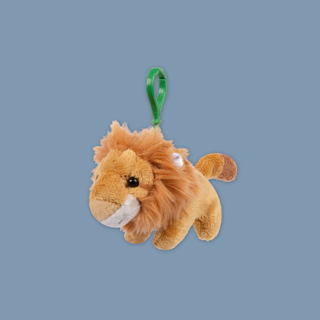 Elephant White Tiger Lion Tiger White Lion Zebra Giraffe Fox Plush Keychain - MANDAI WILDLIFE RESERVE