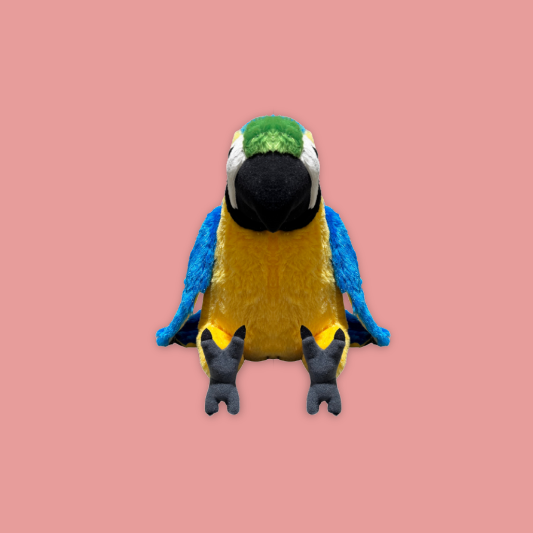 Parrot Plushie – Vibrant, Cuddly, and Playful MANDAI WILDLIFE RESERVE