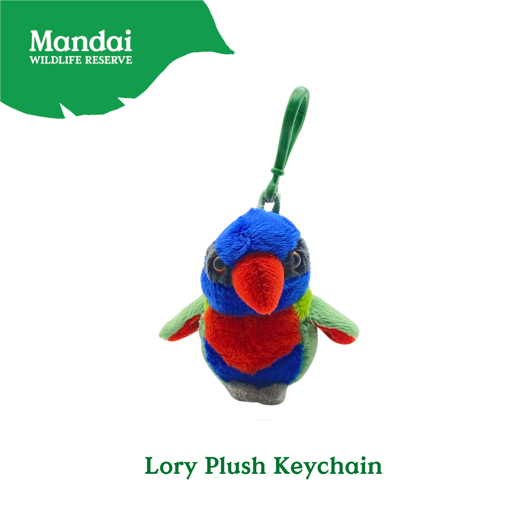 Plushie Lorry Keychain – Scarlet Macaw Edition Mandai Wildlife Reserve