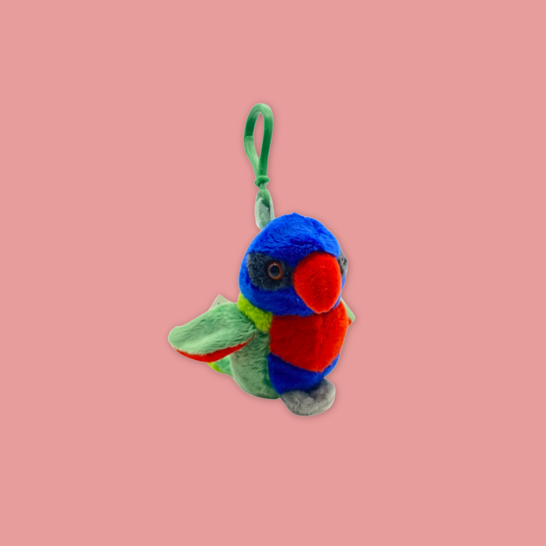Plushie Lorry Keychain – Scarlet Macaw Edition MANDAI WILDLIFE RESERVE