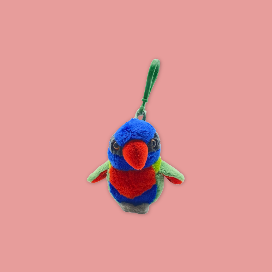 Plushie Lorry Keychain – Scarlet Macaw Edition MANDAI WILDLIFE RESERVE