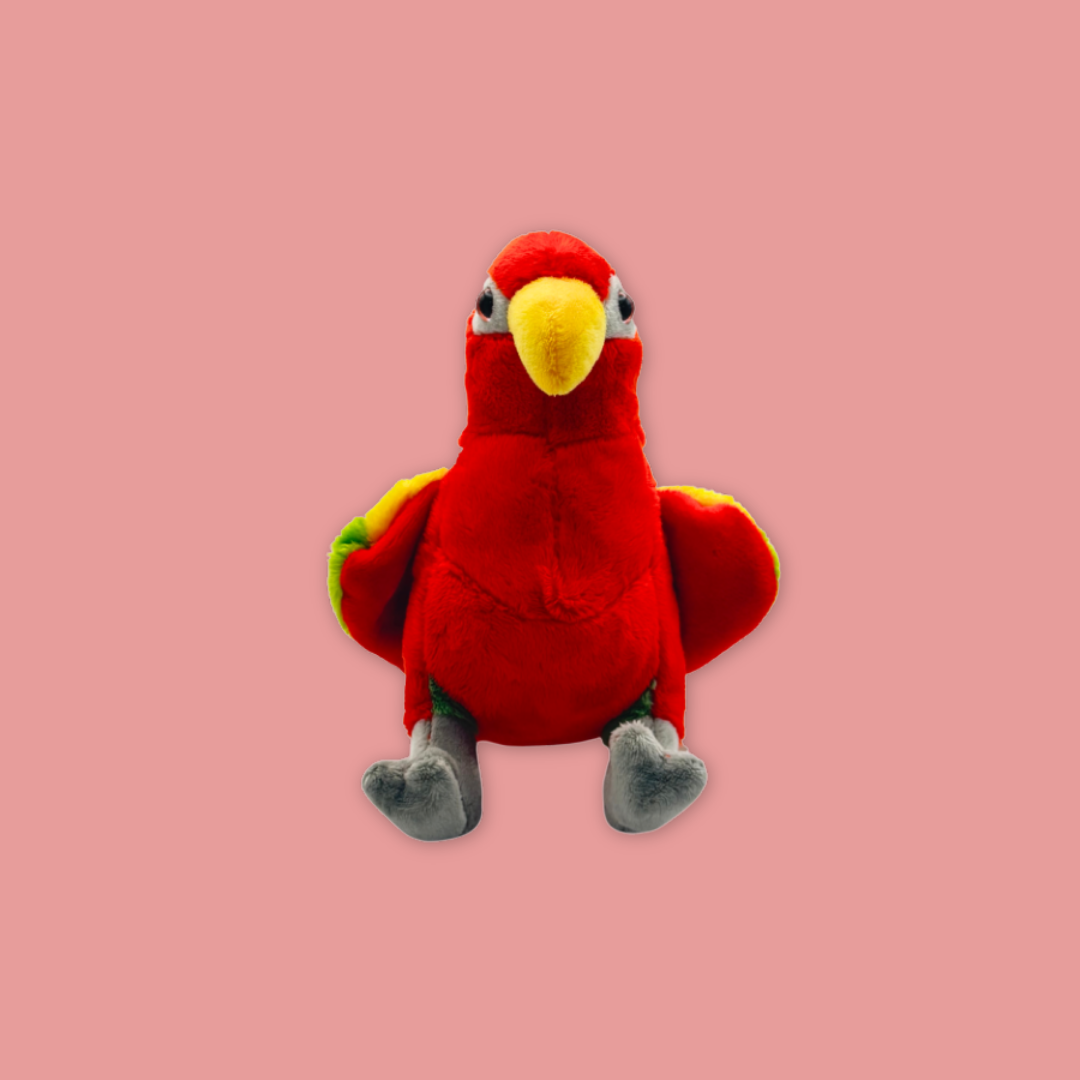 Plushie Lorry Keychain – Scarlet Macaw Edition MANDAI WILDLIFE RESERVE