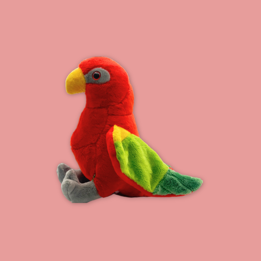 Red Lory Beanie Plush