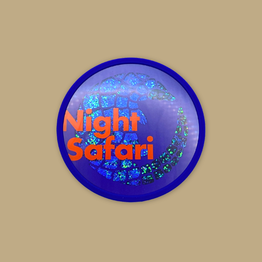 Night Safari 30Th Anniversary Pangolin Glitter Coaster