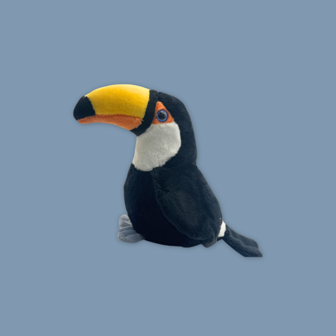 Hornbill Cockatoo Toucan Beanie Plush Keychain Exclusive to MANDAI WILDLIFE RESERVE