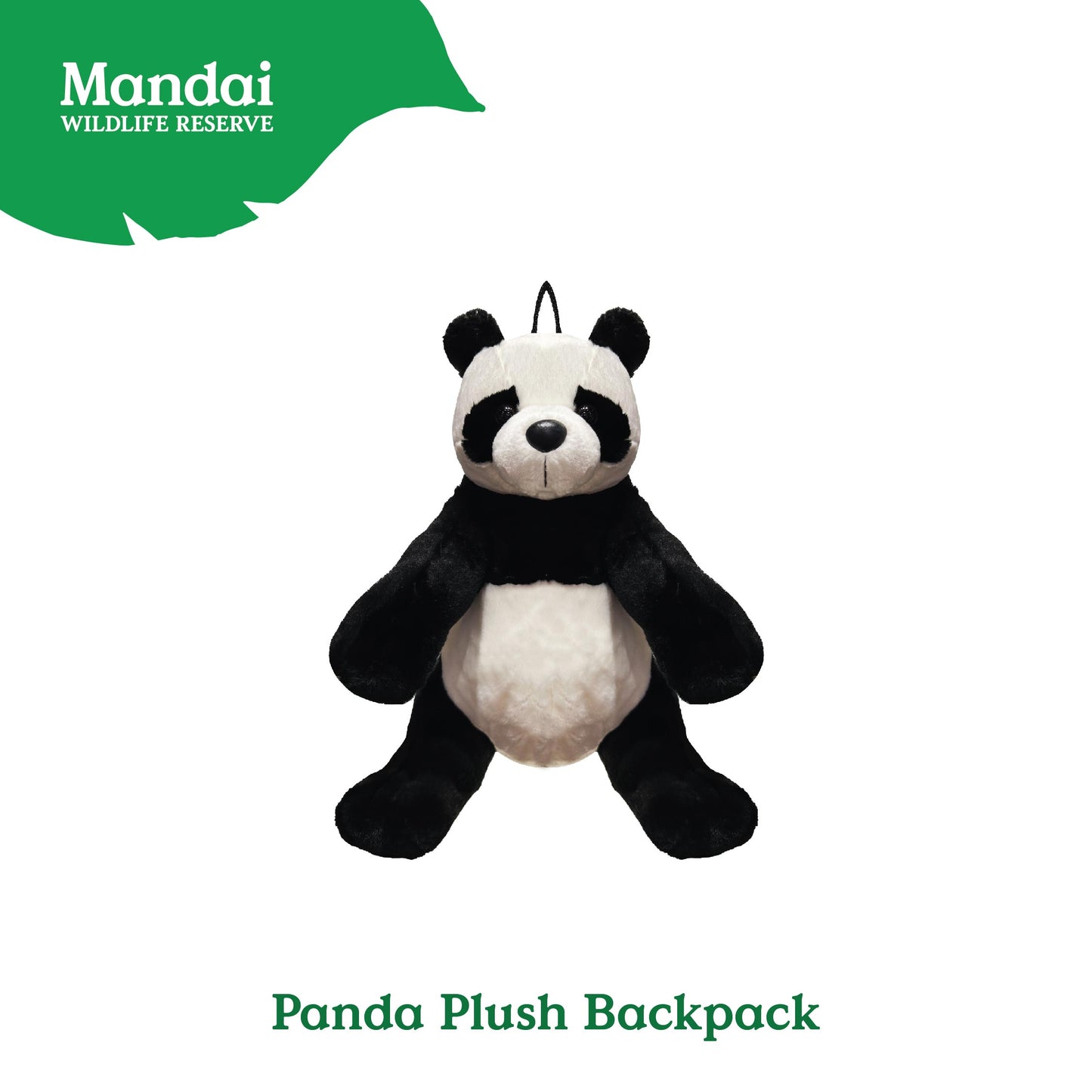 Panda Zip Pouch Headband Slingbag Backpack School Bag Cute Lovely Animal Stuffed Toy Best Seller MANDAI WILDLIFE RESERVE
