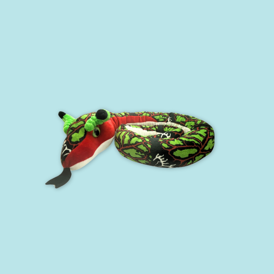 A Cuddly Reptile Snakes Plushie at MANDAI WILDLIFE RESERVE
