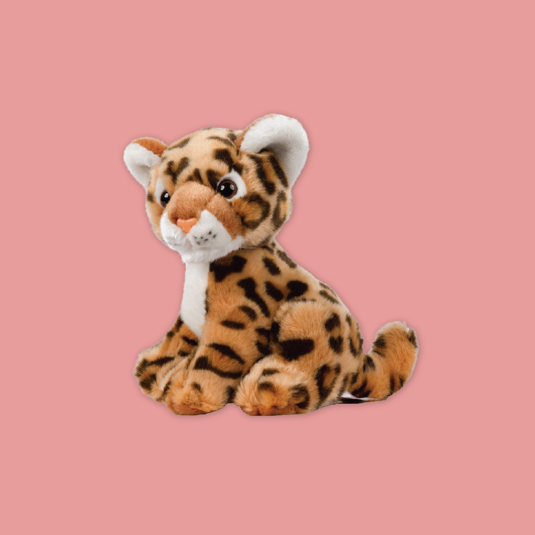 Leopard Cheetah Plush Toy Stuffed Big Cats Animal Realistic Details Textures Good Sleeping Buddy MANDAI WILDLIFE RESERVE