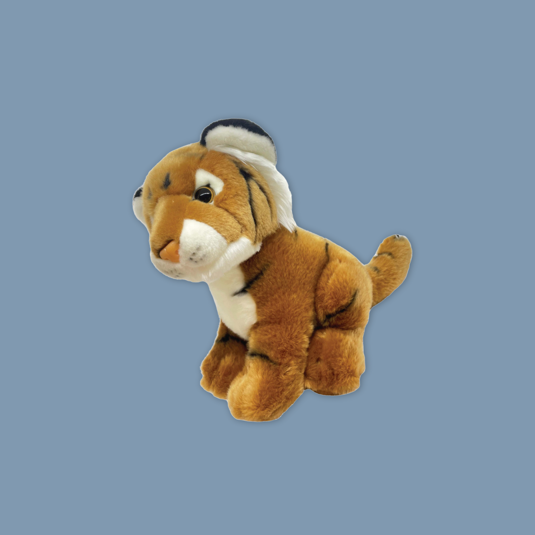 Cheetah Brown Tiger W Tiger Plush Toys Realistic Details Textures Perfect Sleeping Buddies from MANDAI WILDLIFE RESERVE