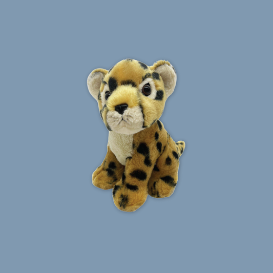 Sitting Cub Cheetah Plush 7"